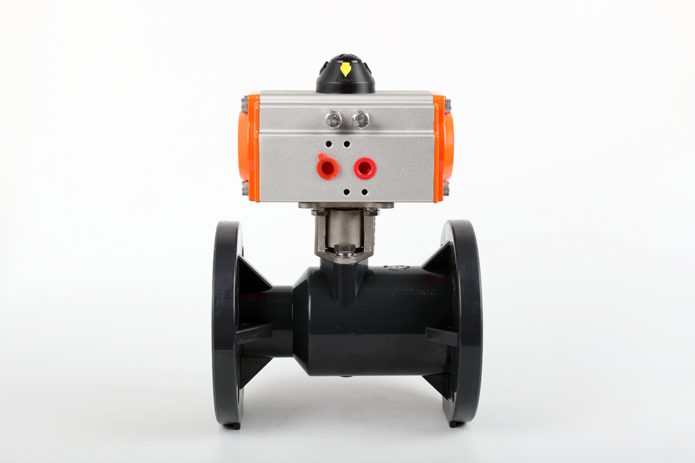 淮滨气动法兰一体球阀